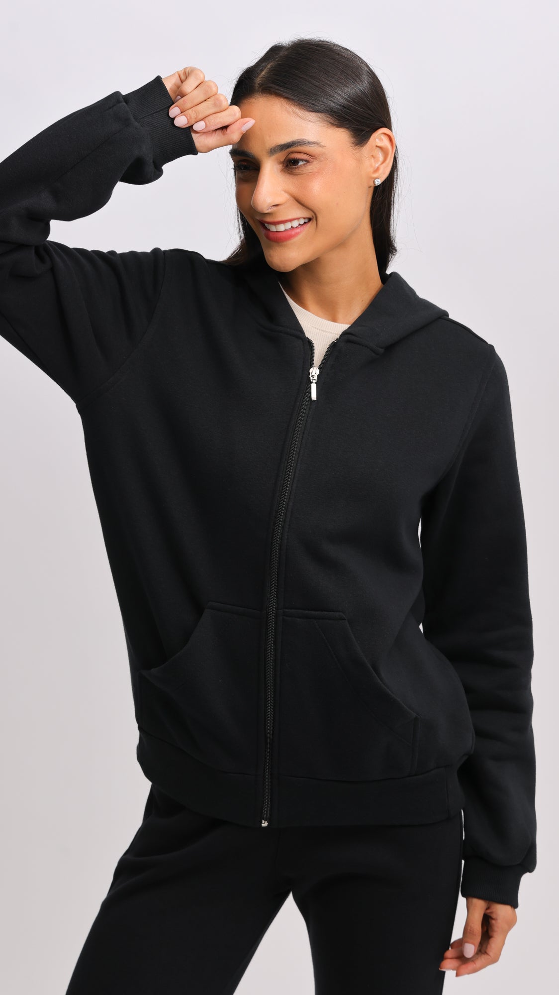 Jaqueta Moletom Premium - Preta