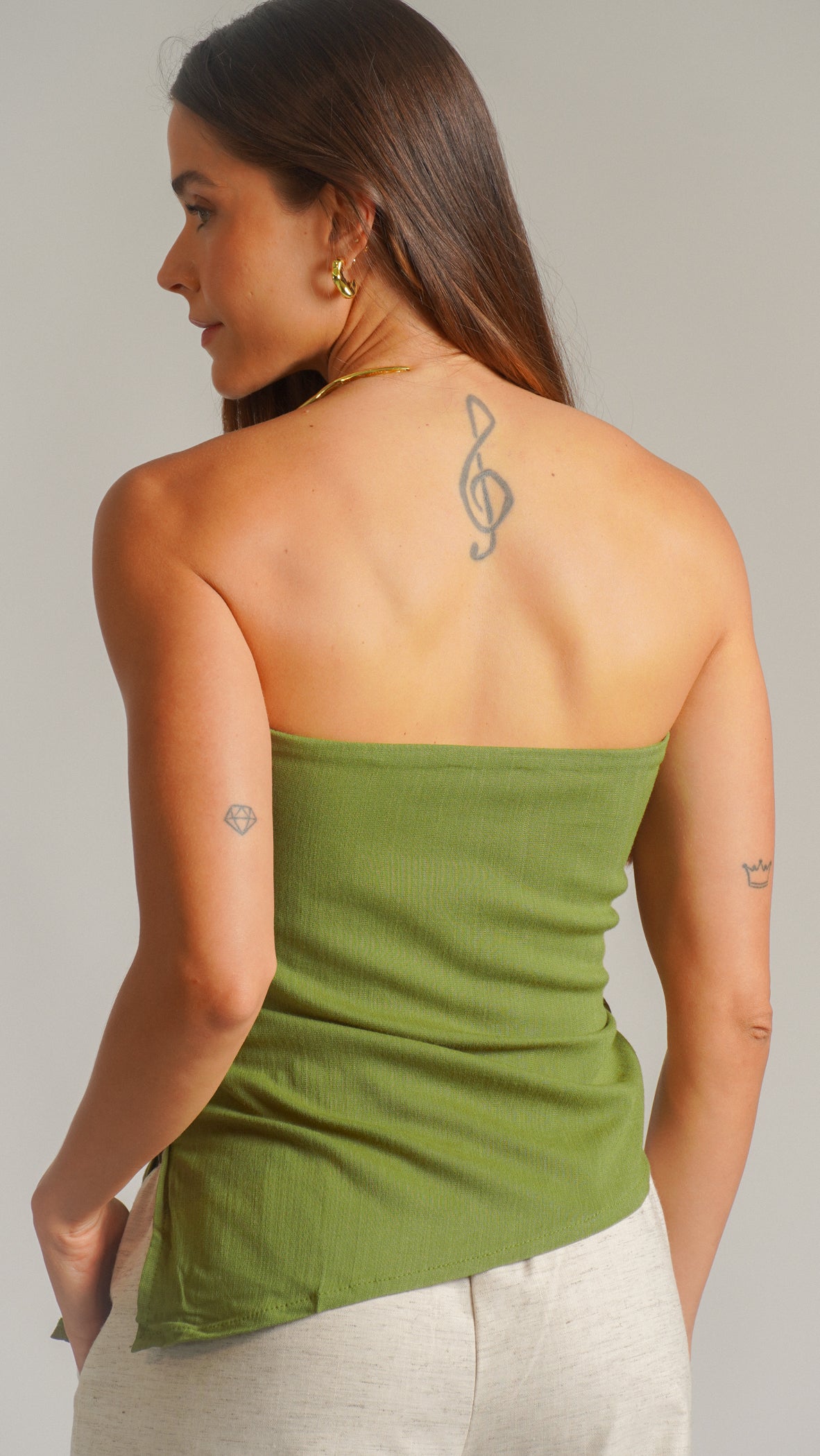 Blusa Assimétrica - Verde