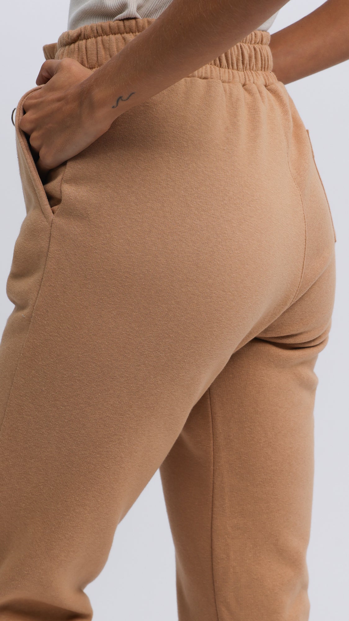 Calça Moletom Premium - Ocre