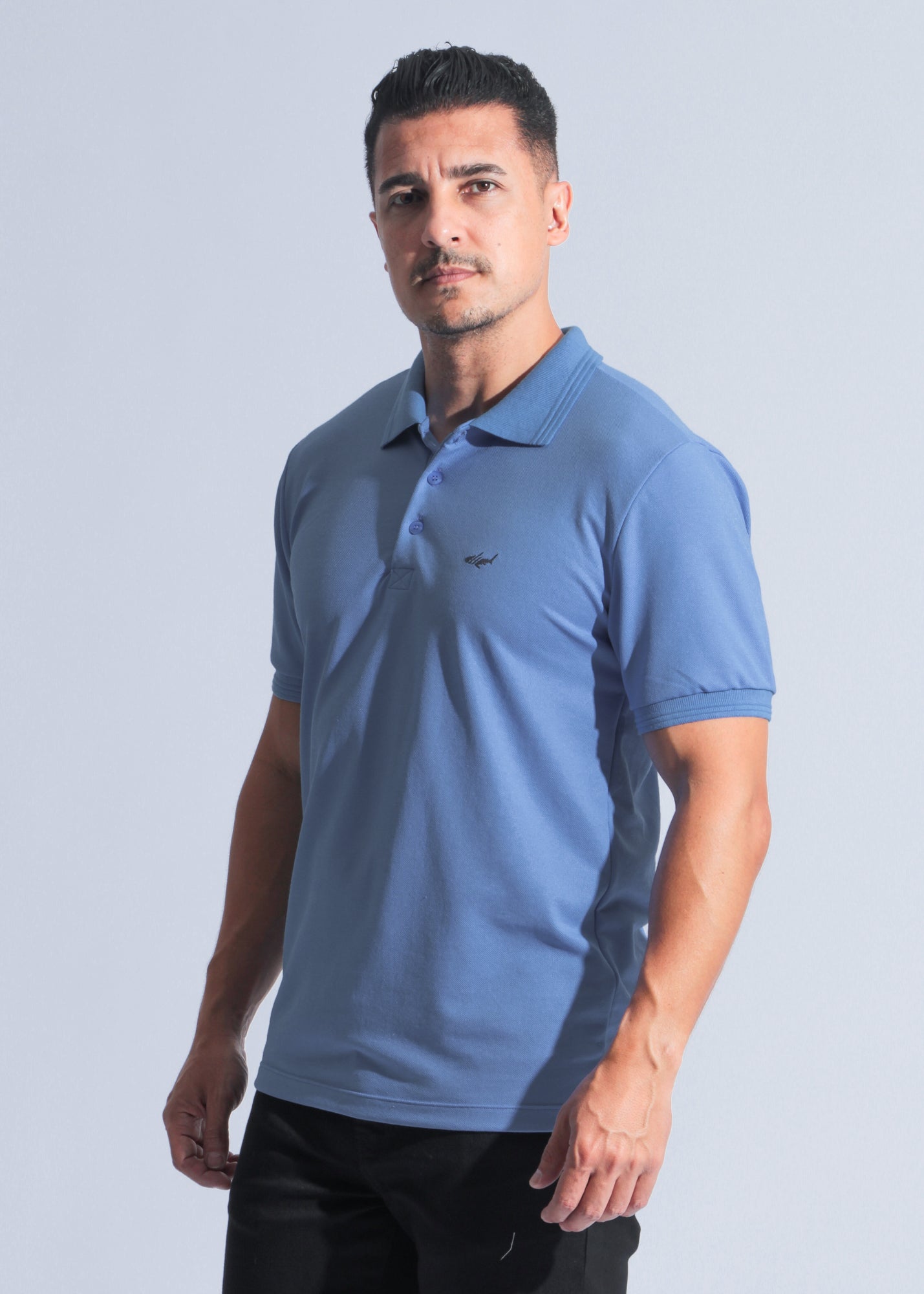 Camisa Polo Piquet - Azul