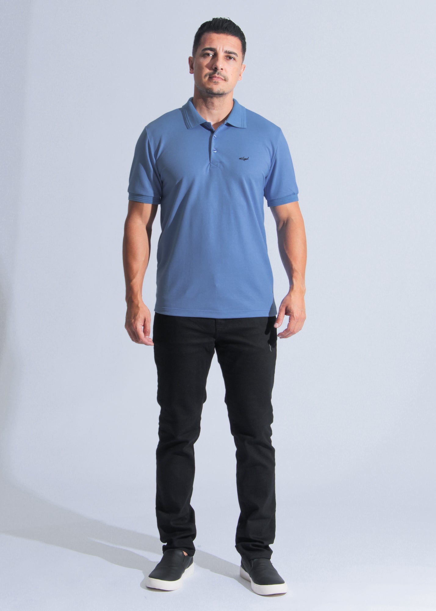 Camisa Polo Piquet - Azul