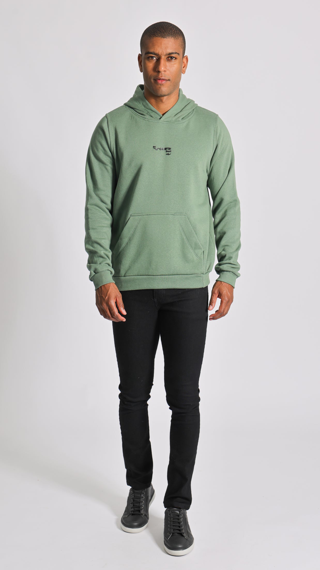 Moletom Canguru Premium Be Your - Verde