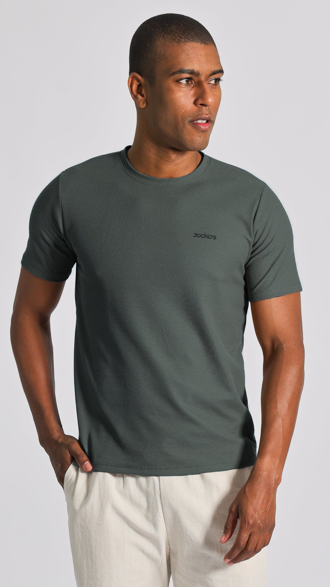 Camiseta Tricô Diamond - Grafite
