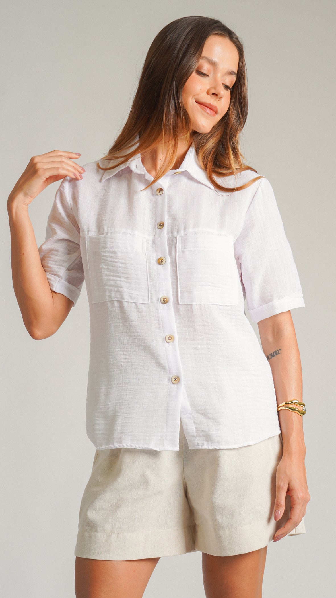 Camisa Italiana - Branca