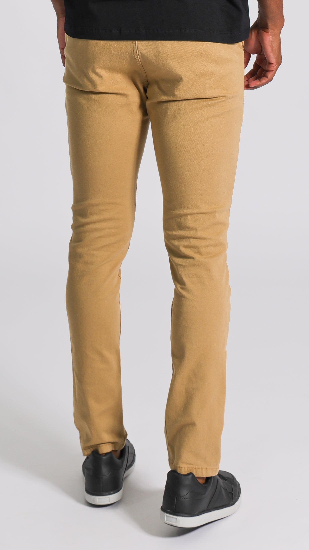 Calça Sarja Bolso Faca - Ocre