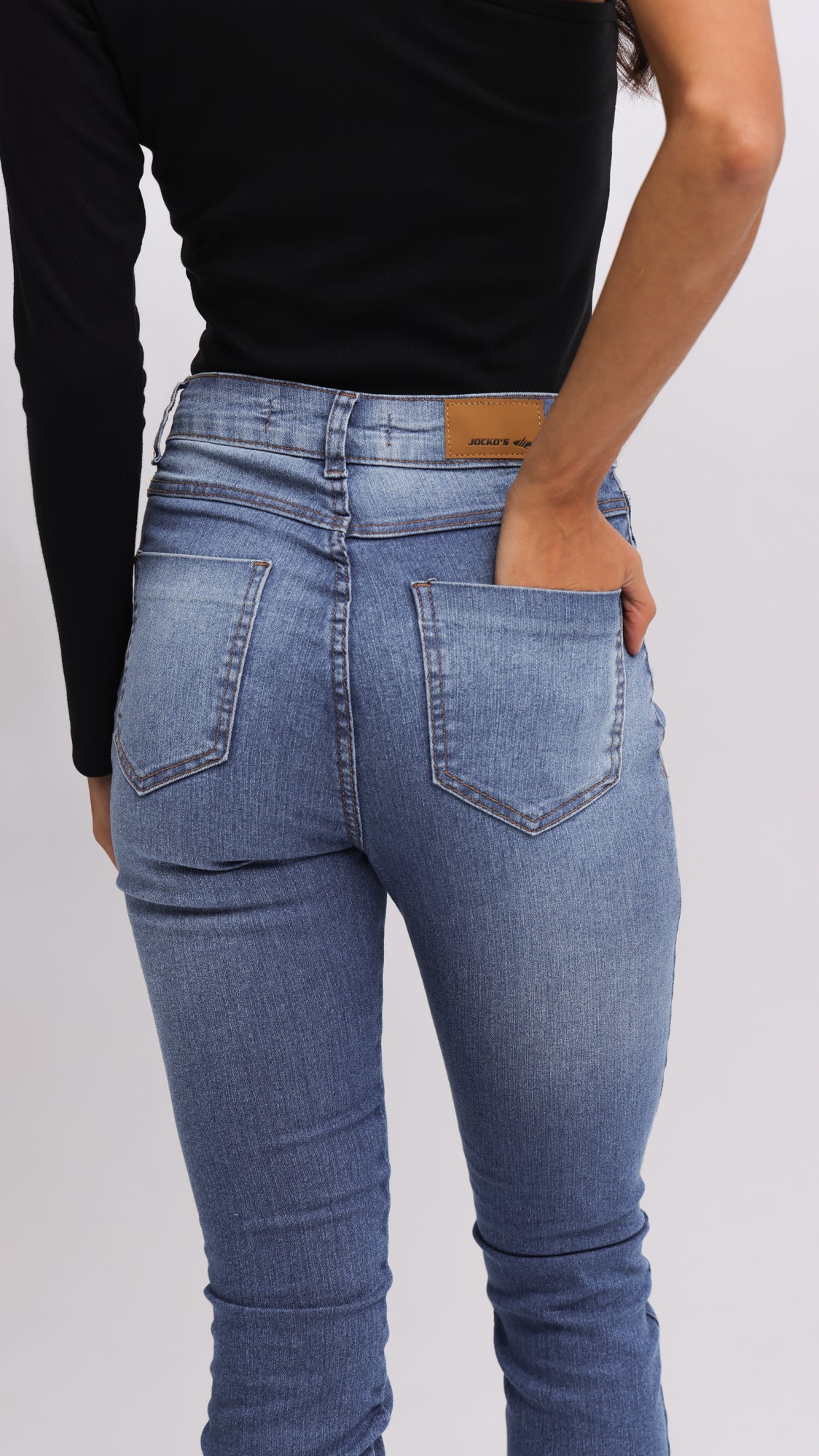 Calça Jeans - Escura Cintura Alta