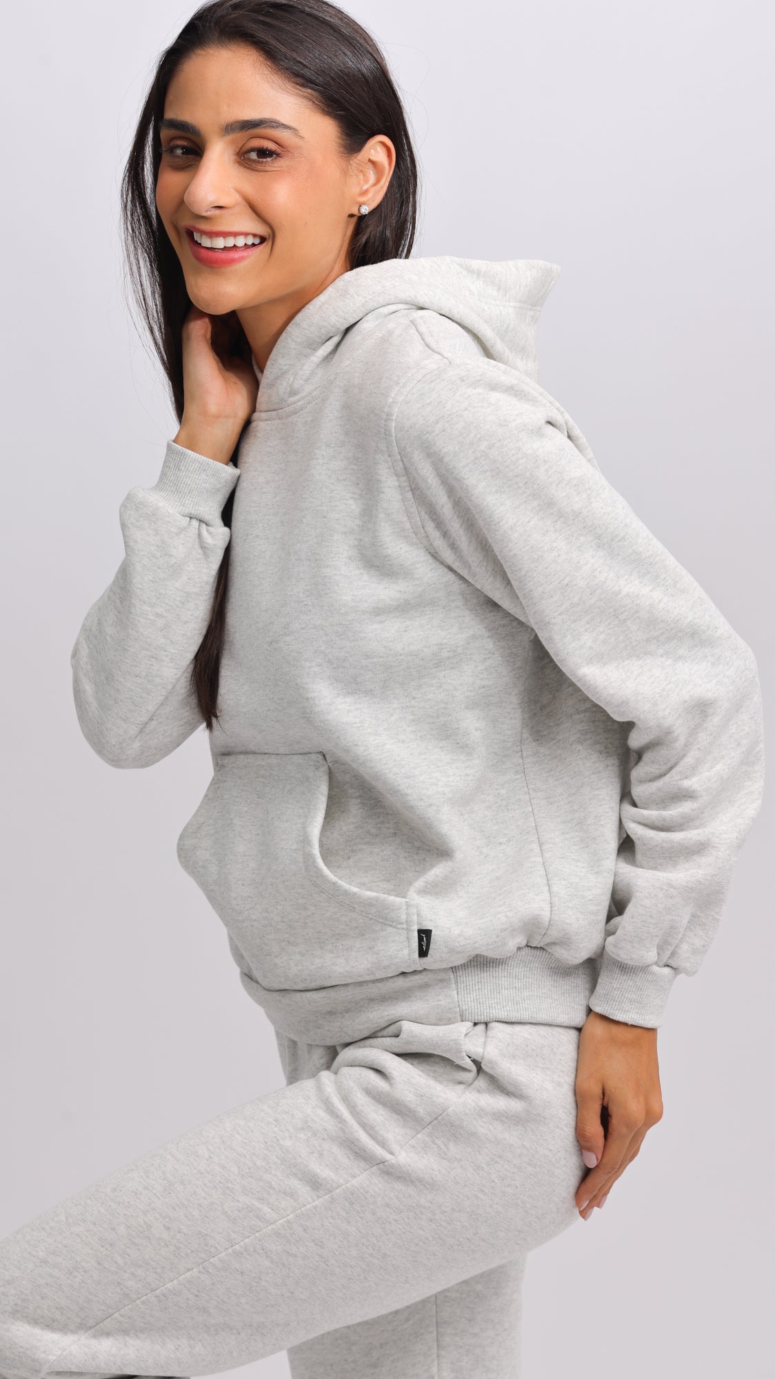 Moletom Canguru Premium - Cinza