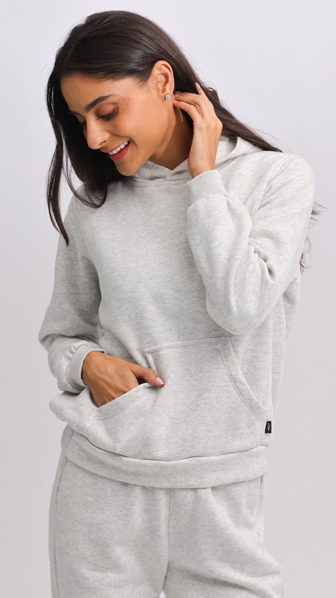 Moletom Canguru Premium - Cinza