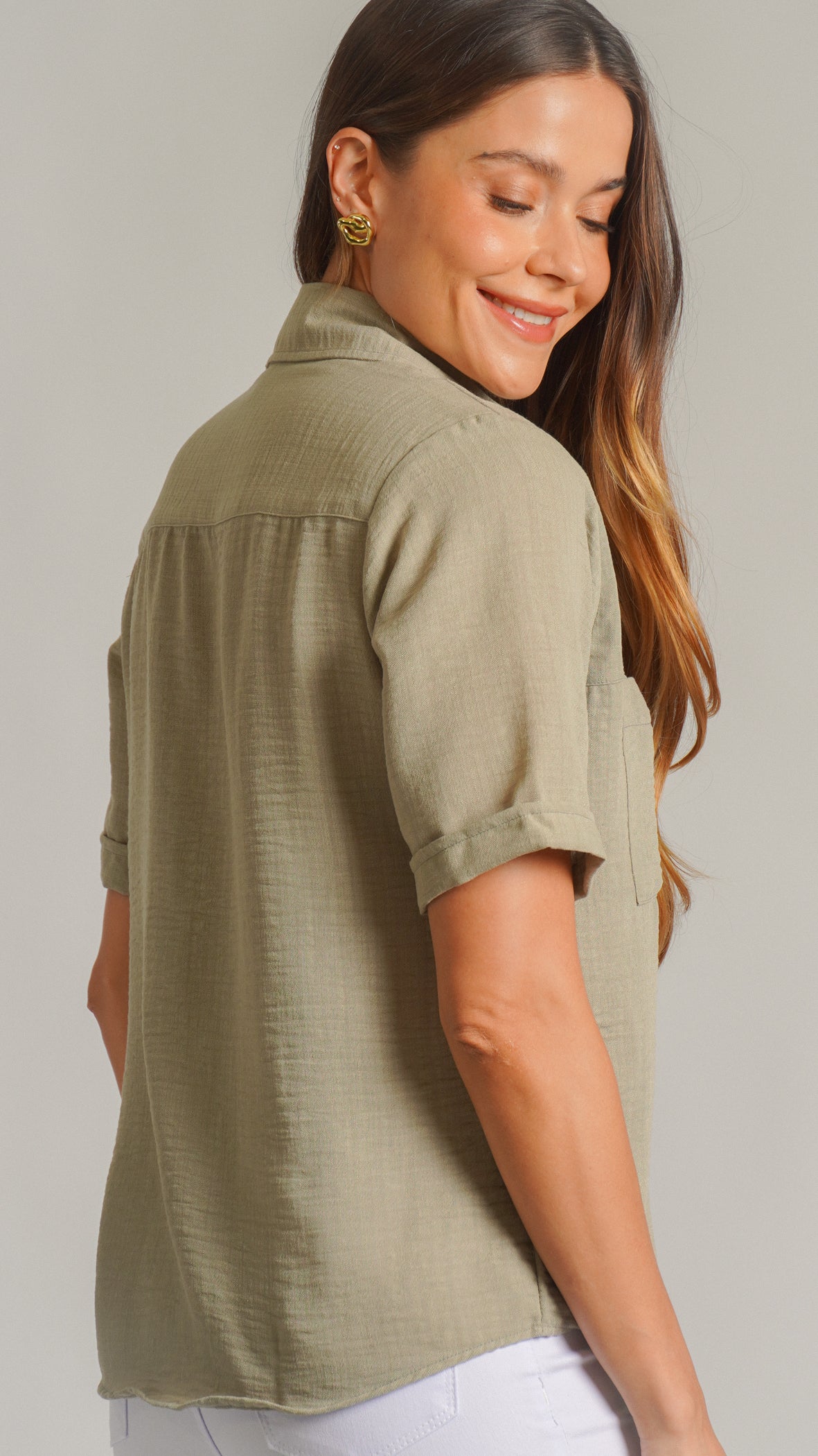 Camisa Italiana - Caqui