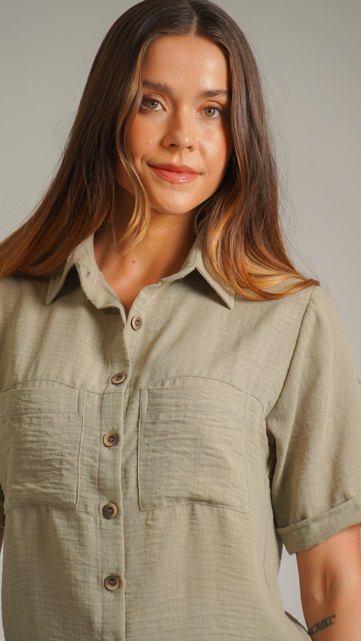 Camisa Italiana - Caqui