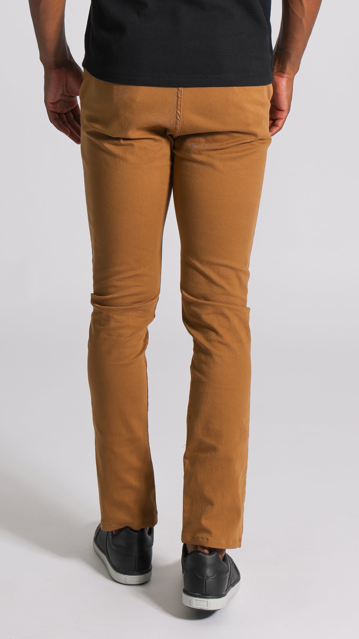 Calça Sarja Bolso Faca - Ocre