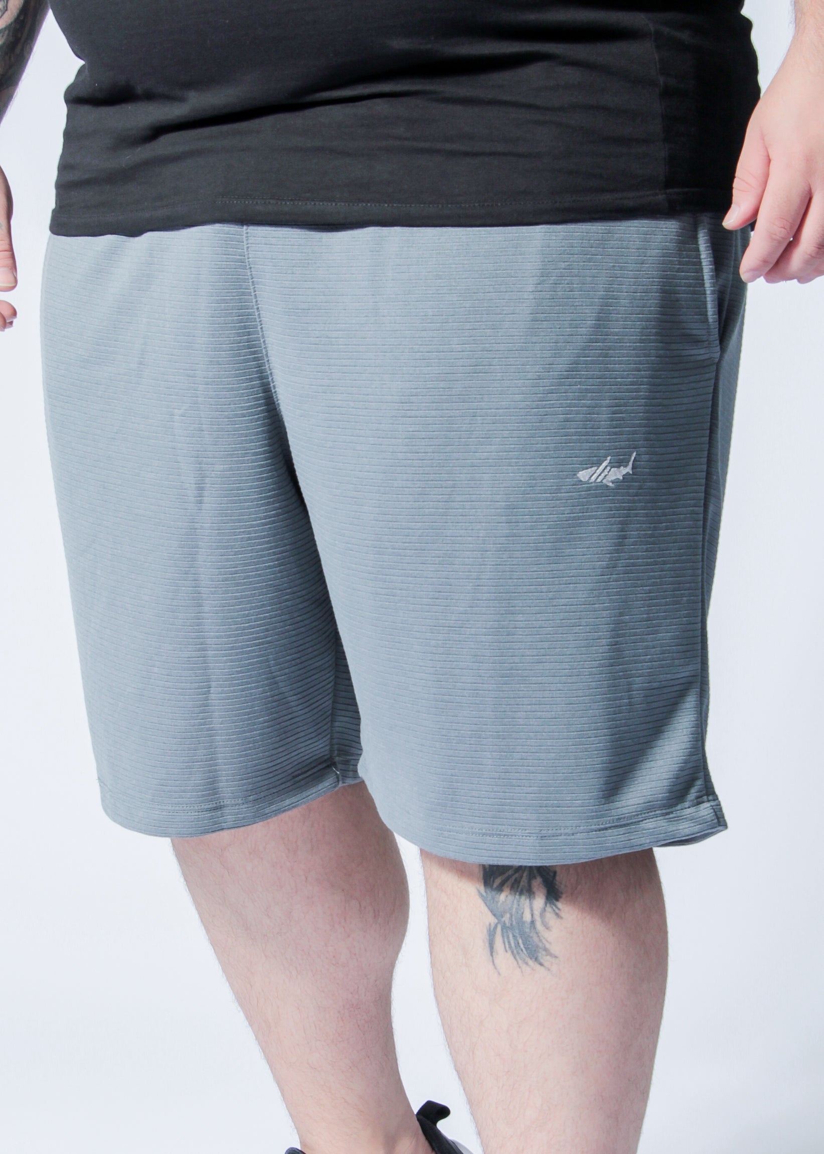 Bermuda Gorgurinho Plus Size - Cinza