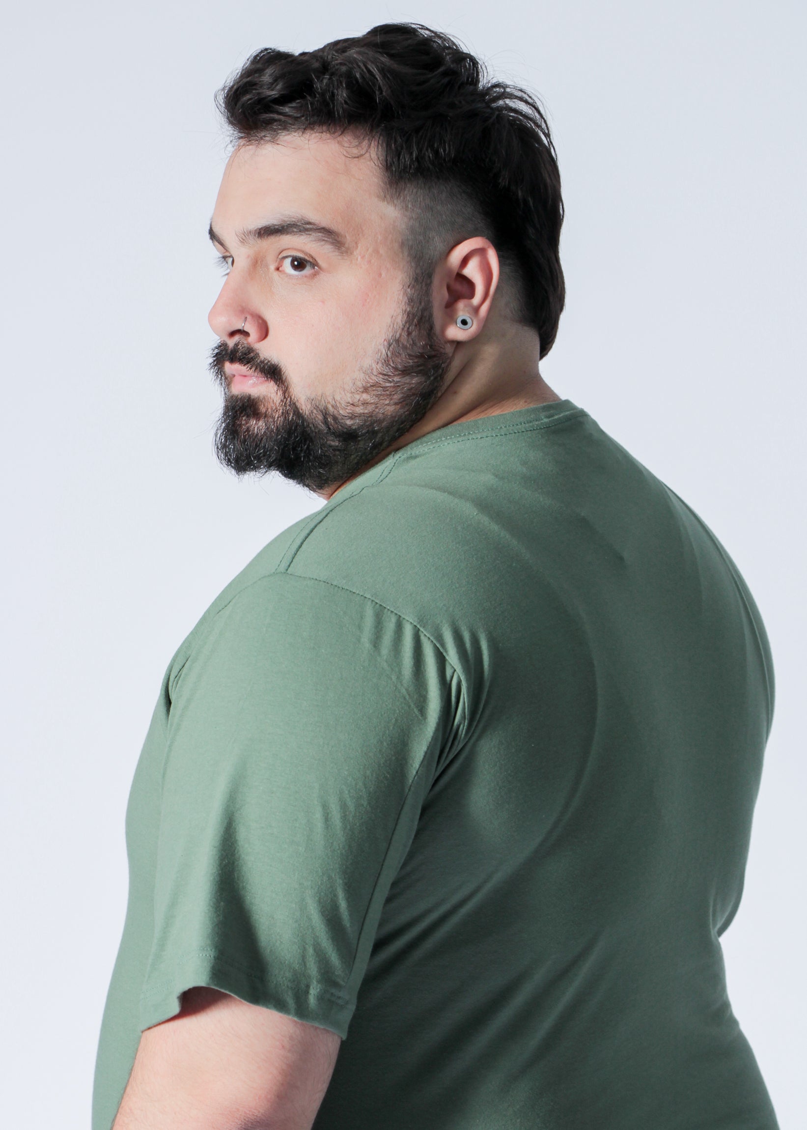 Camiseta Estampada Ocean Plus Size - Verde