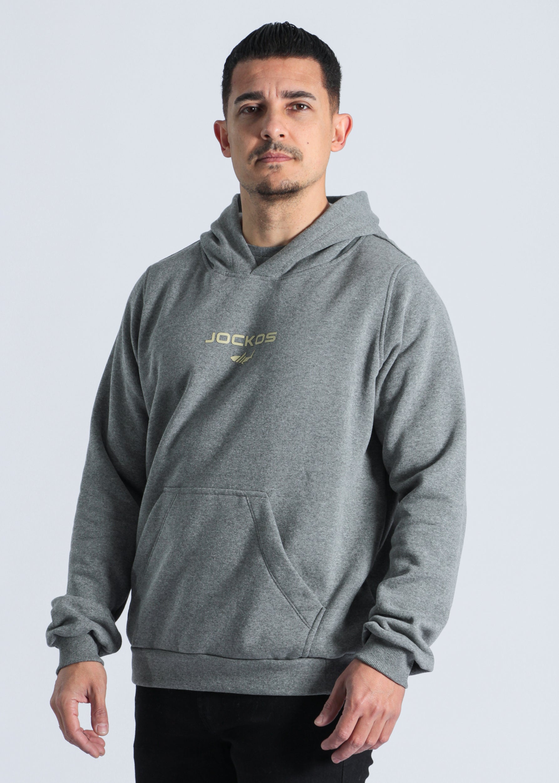Moletom Canguru Premium Jocko's - Cinza