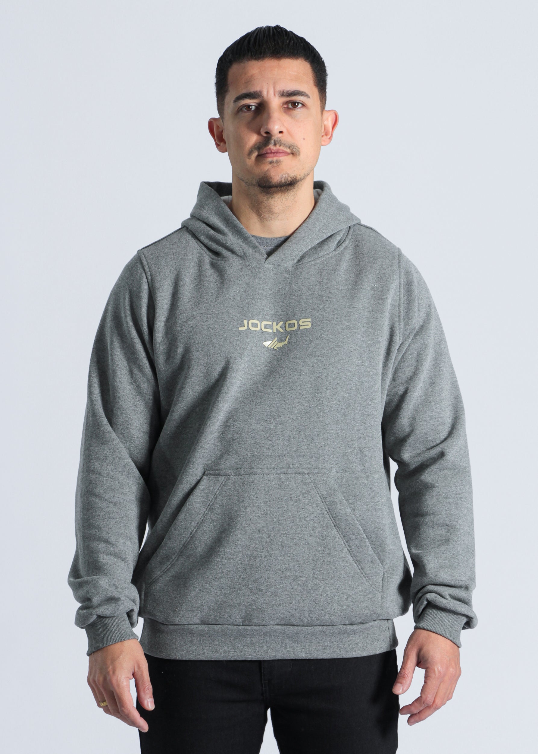 Moletom Canguru Premium Jocko's - Cinza