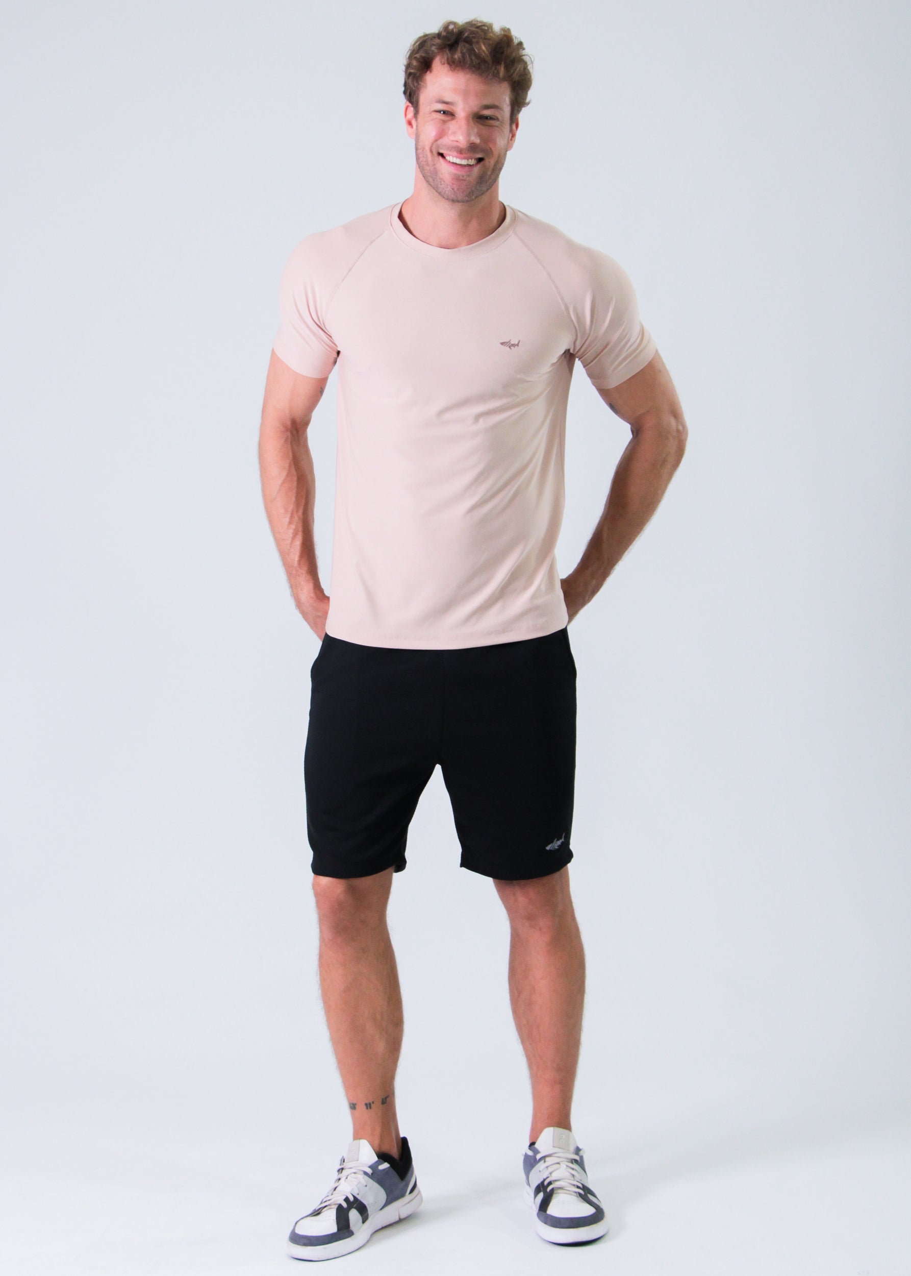 Camiseta Slim Dry Fit - Nude