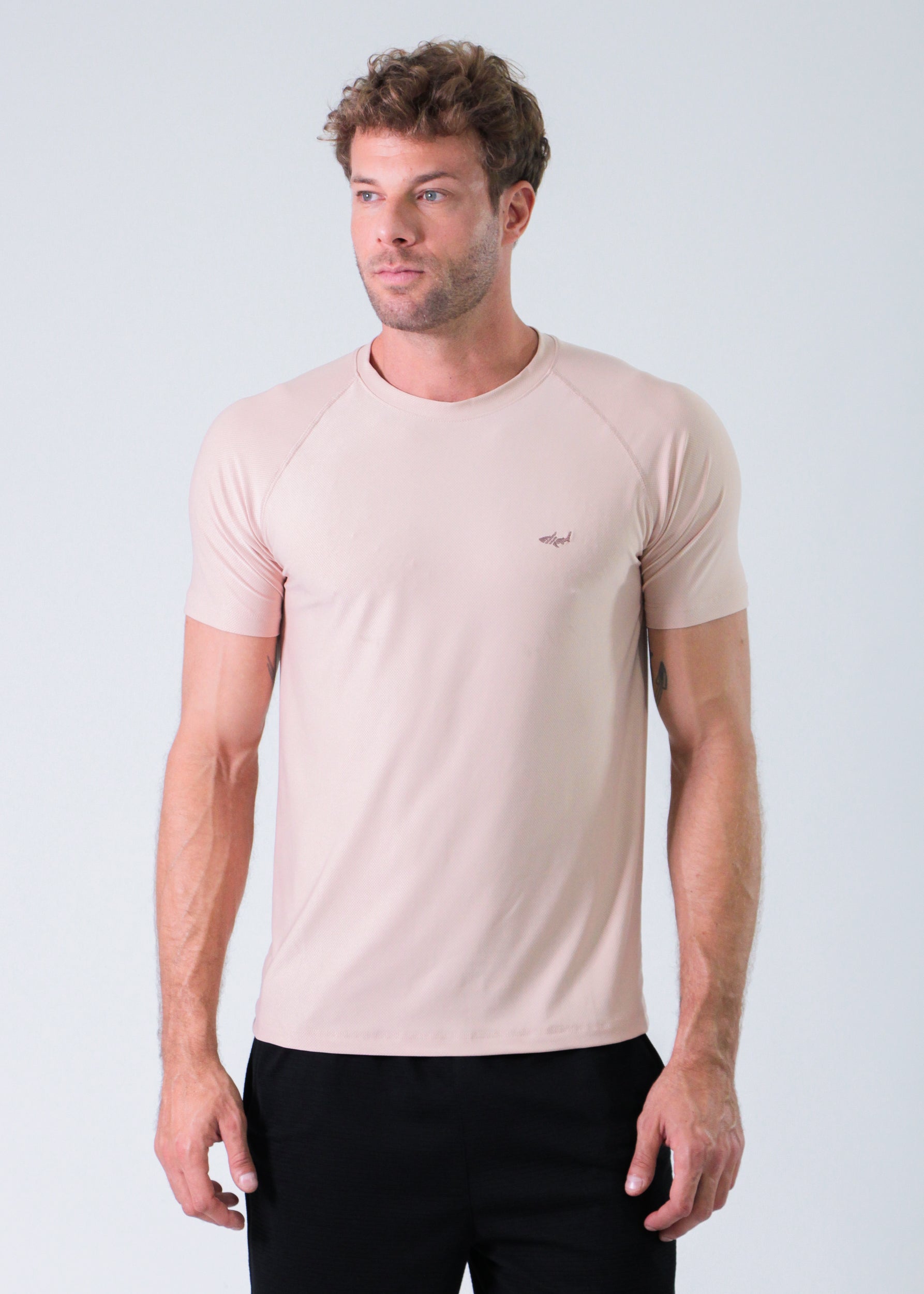 Camiseta Slim Dry Fit - Nude