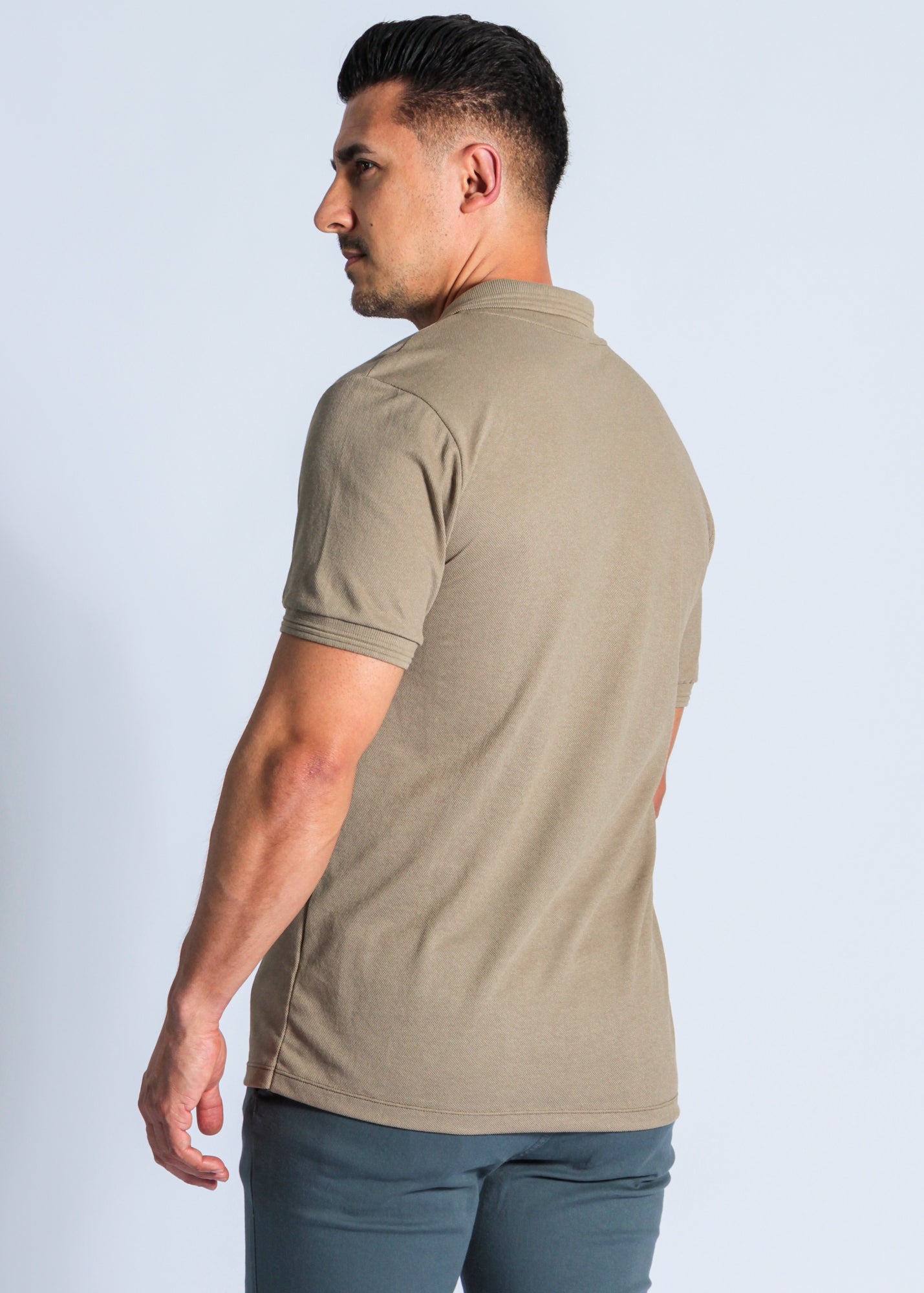 Camisa Polo Piquet - Caqui