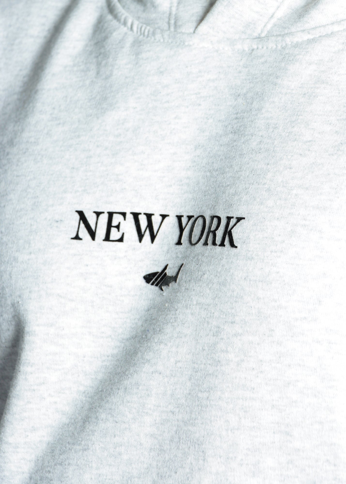 Moletom Canguru Premium New York - Cinza