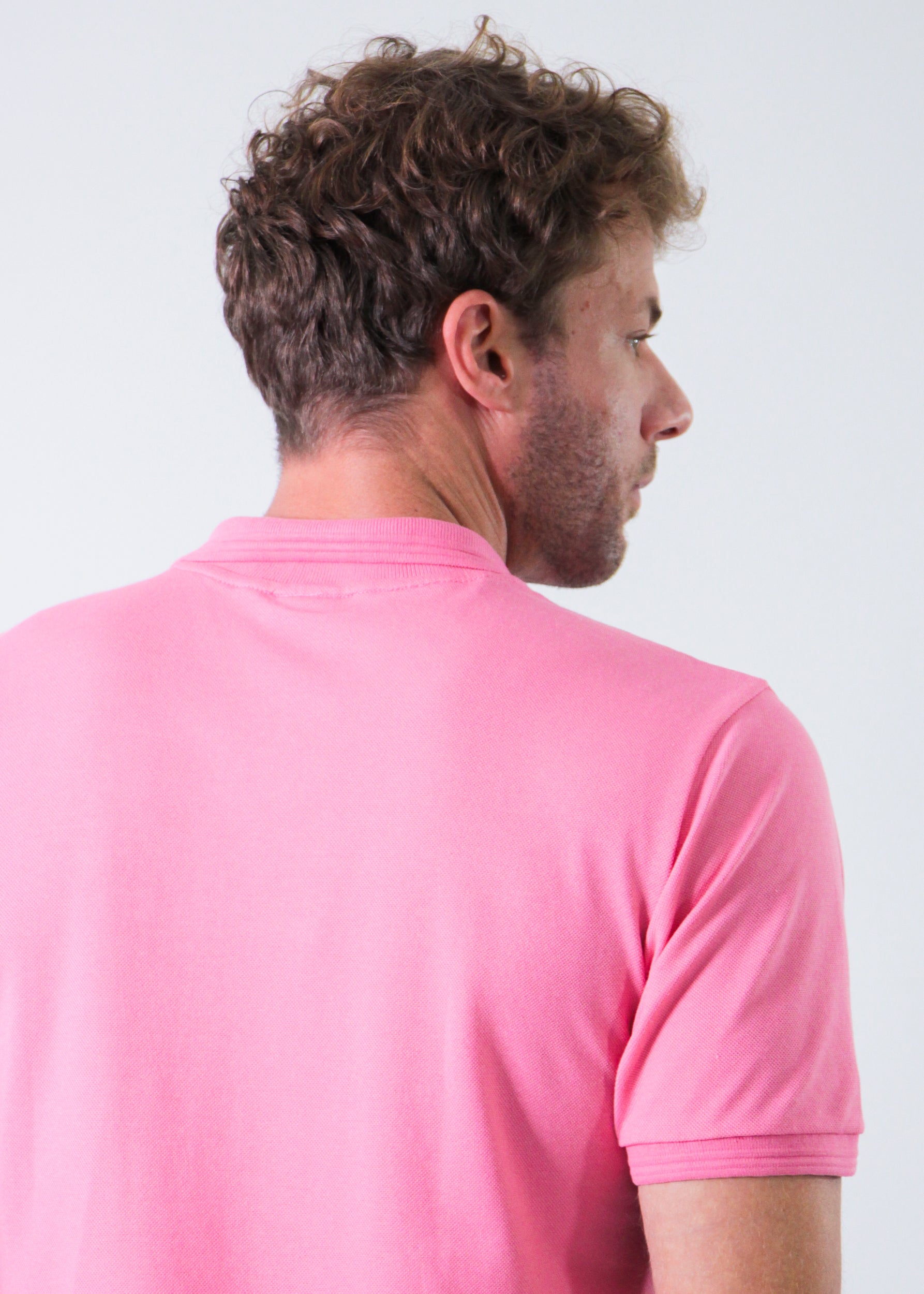 Camisa Polo Piquet - Rosa