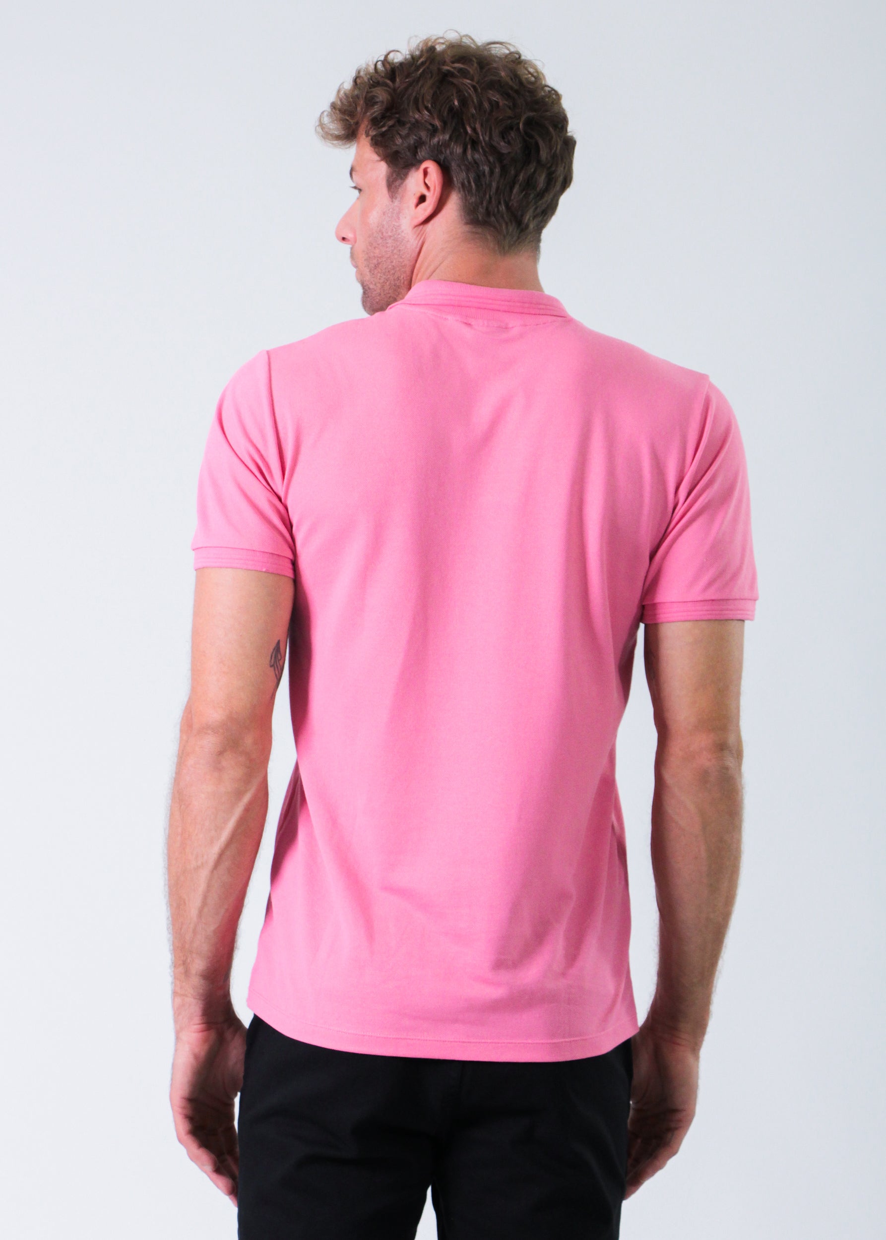 Camisa Polo Piquet - Rosa