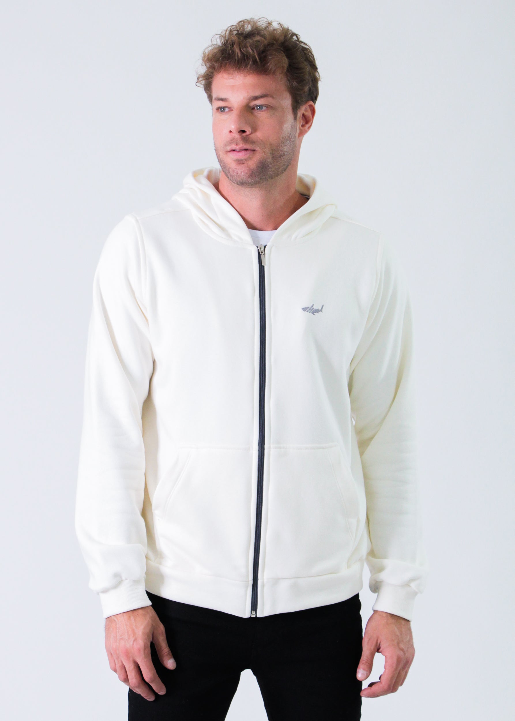 Jaqueta Moletom Premium - Off White