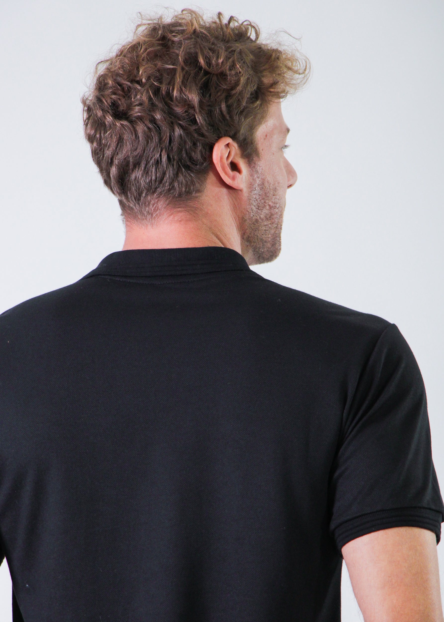 Camisa Polo Piquet - Preta