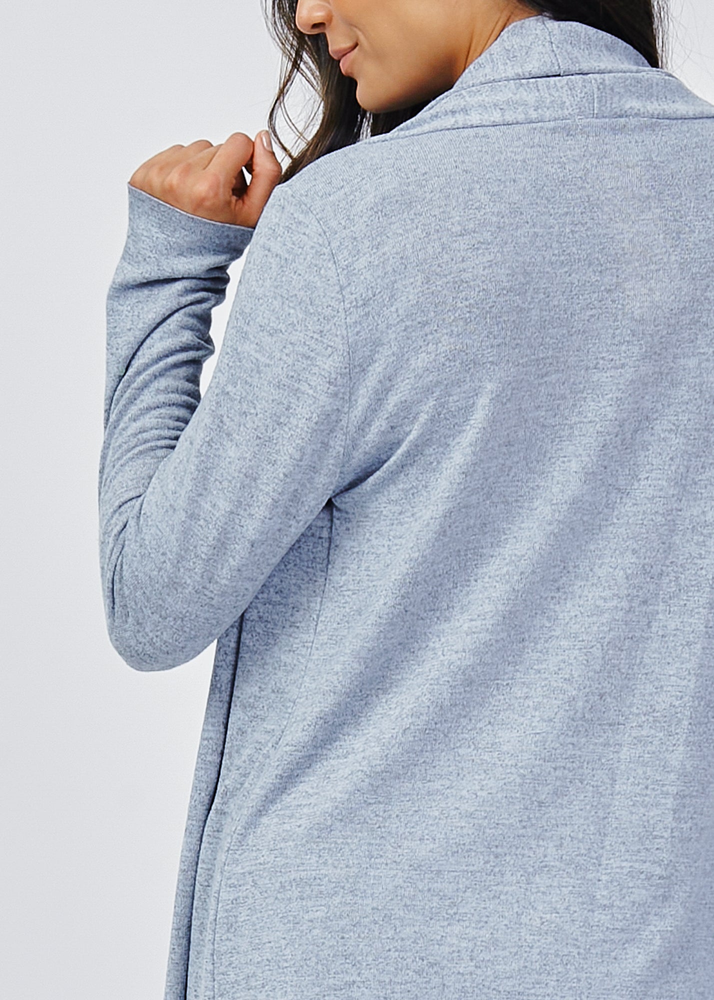 Cardigan Tricô - Azul