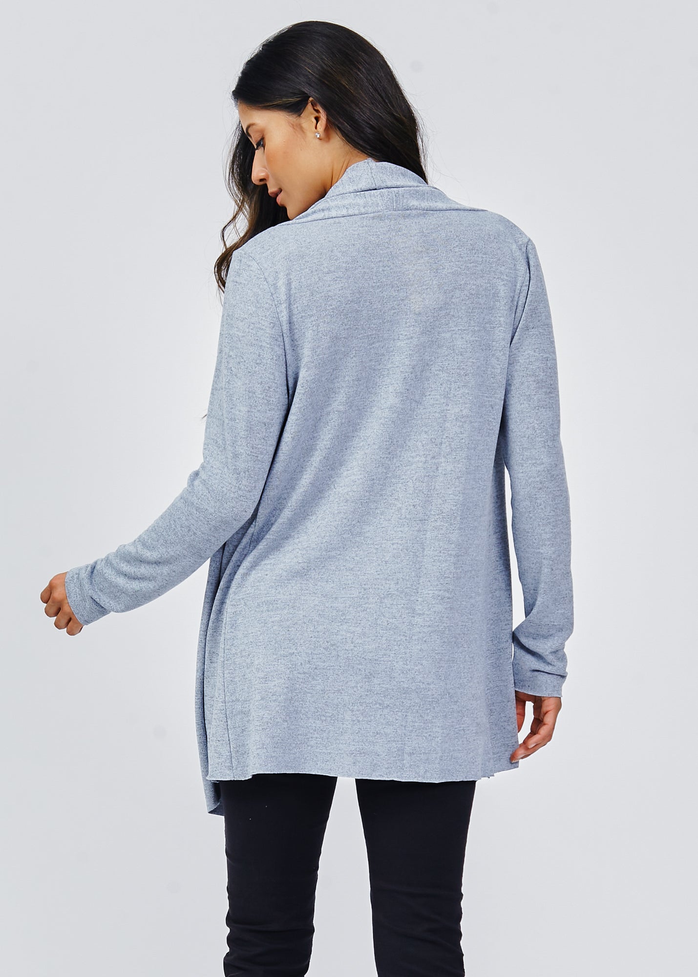 Cardigan Tricô - Azul