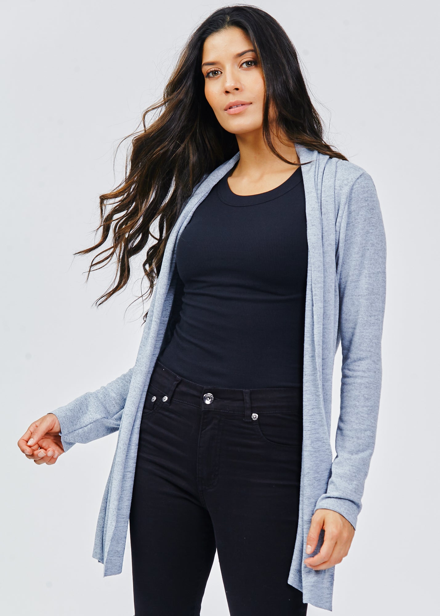 Cardigan Tricô - Azul