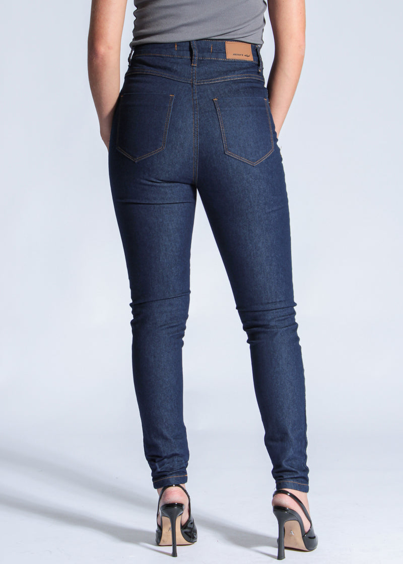 Calça Jeans Skinny Nervura - Amaciada
