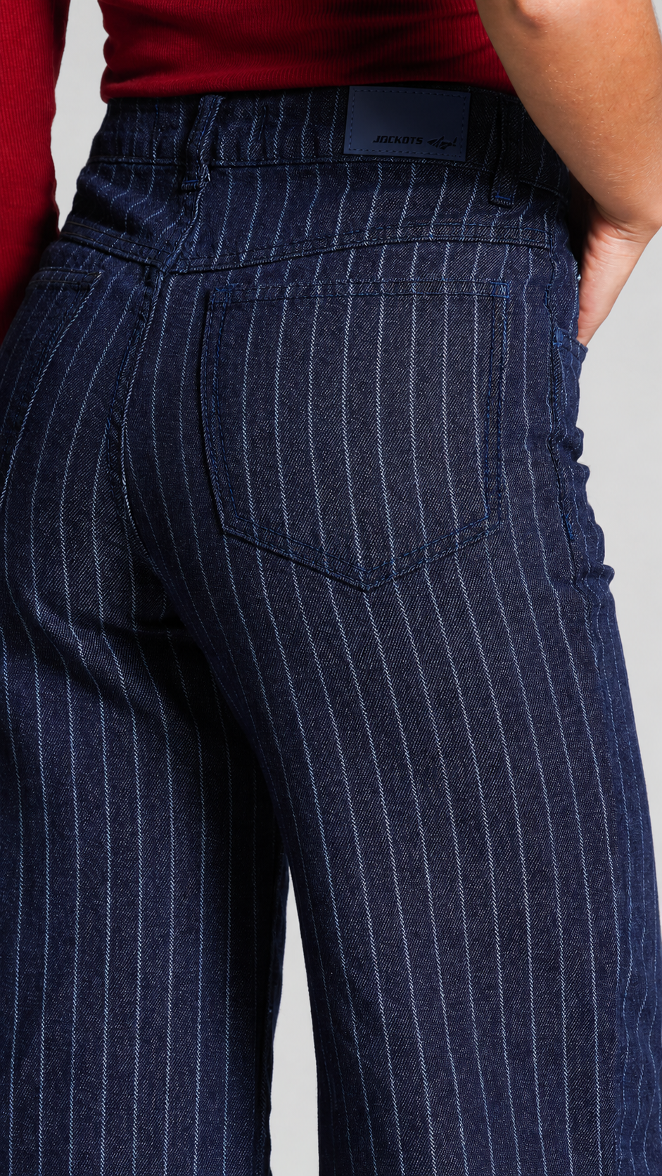Calça Jeans Reta - Risca de Giz
