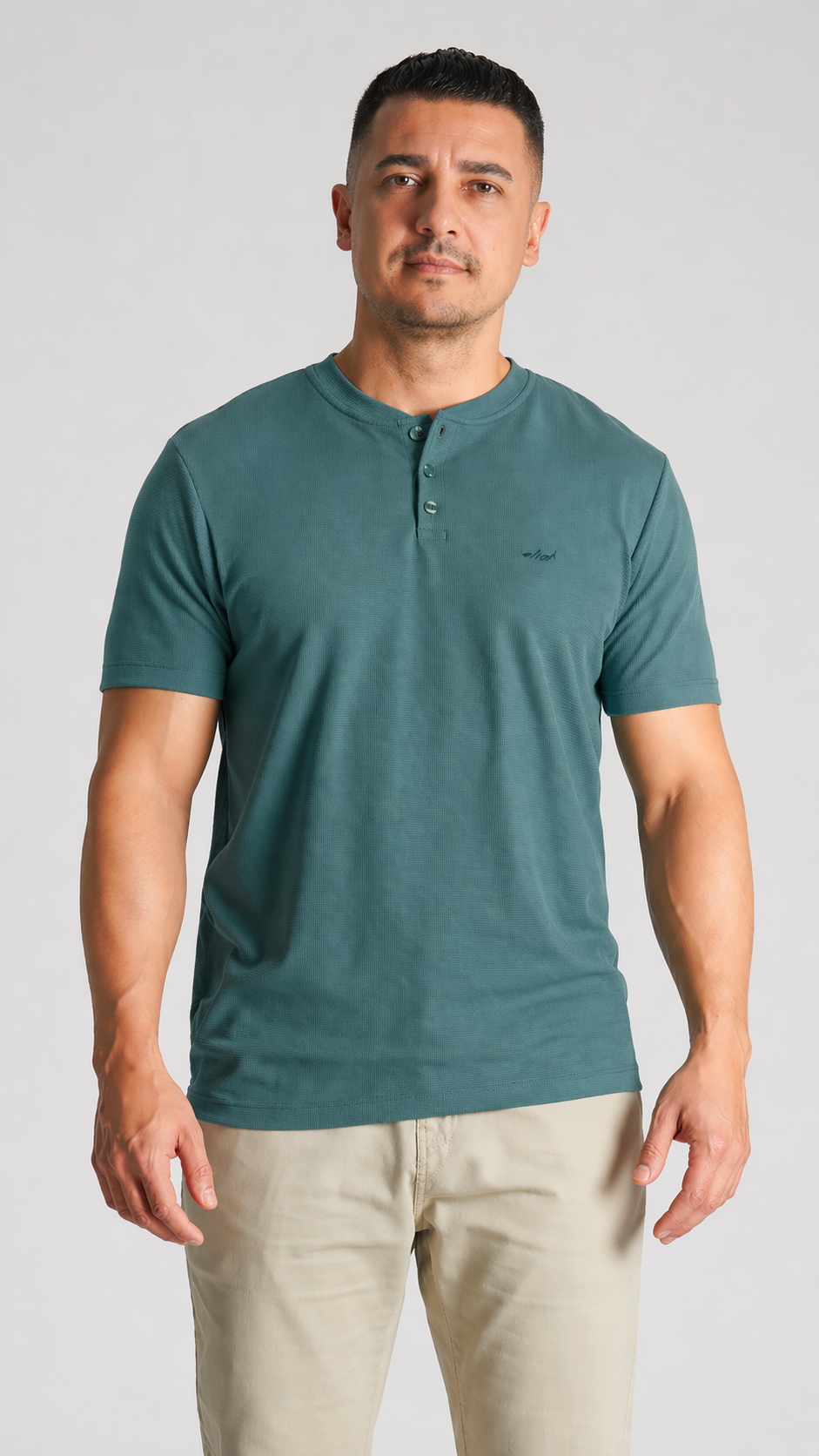 Camiseta Tricô Gola Portuguesa - Verde