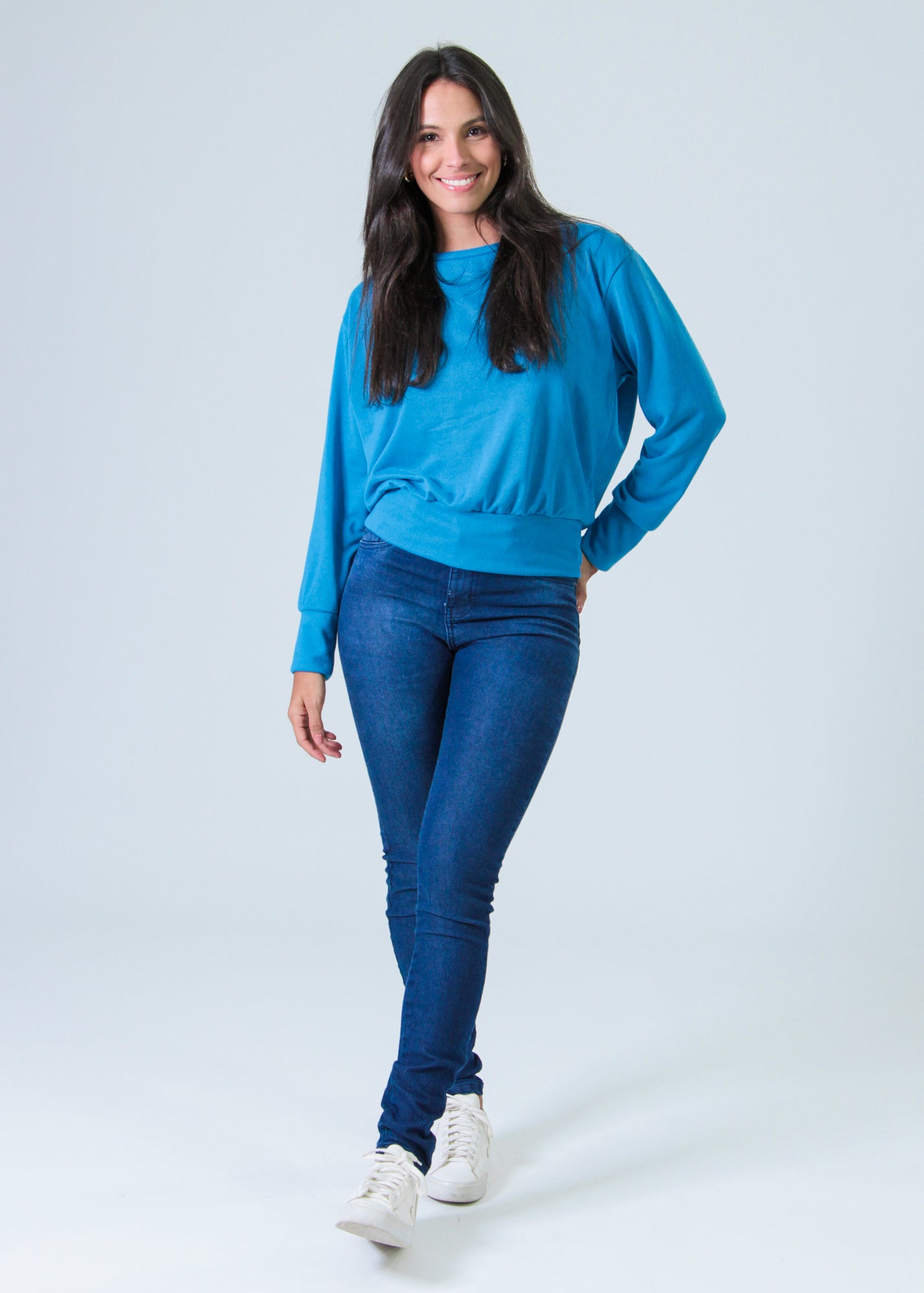 Calça Jeans - Escura Cintura Alta