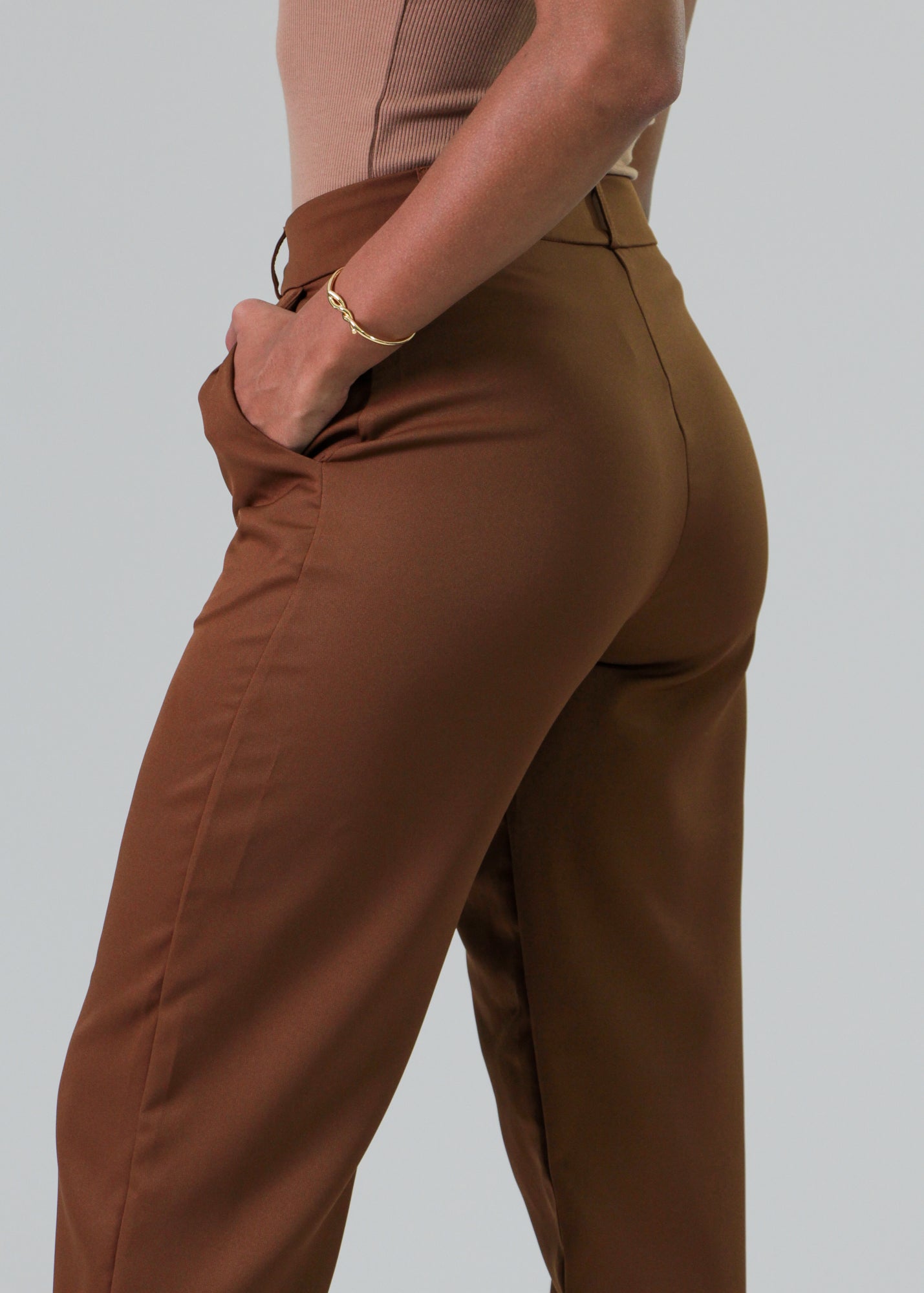 Calça Alfaiataria Classic - Marrom