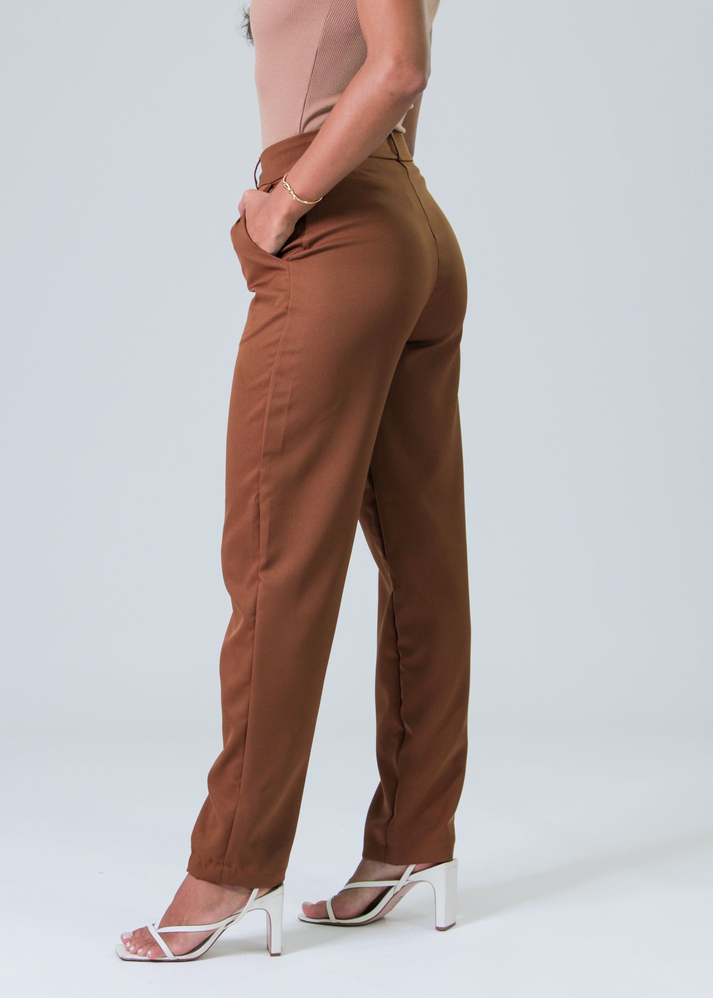 Calça Alfaiataria Classic - Marrom