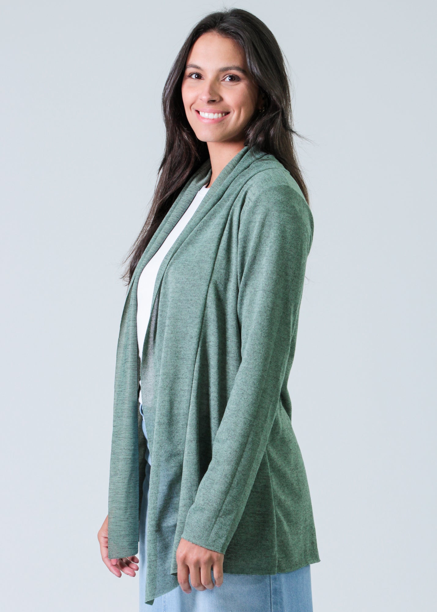 Cardigan Tricô - Verde