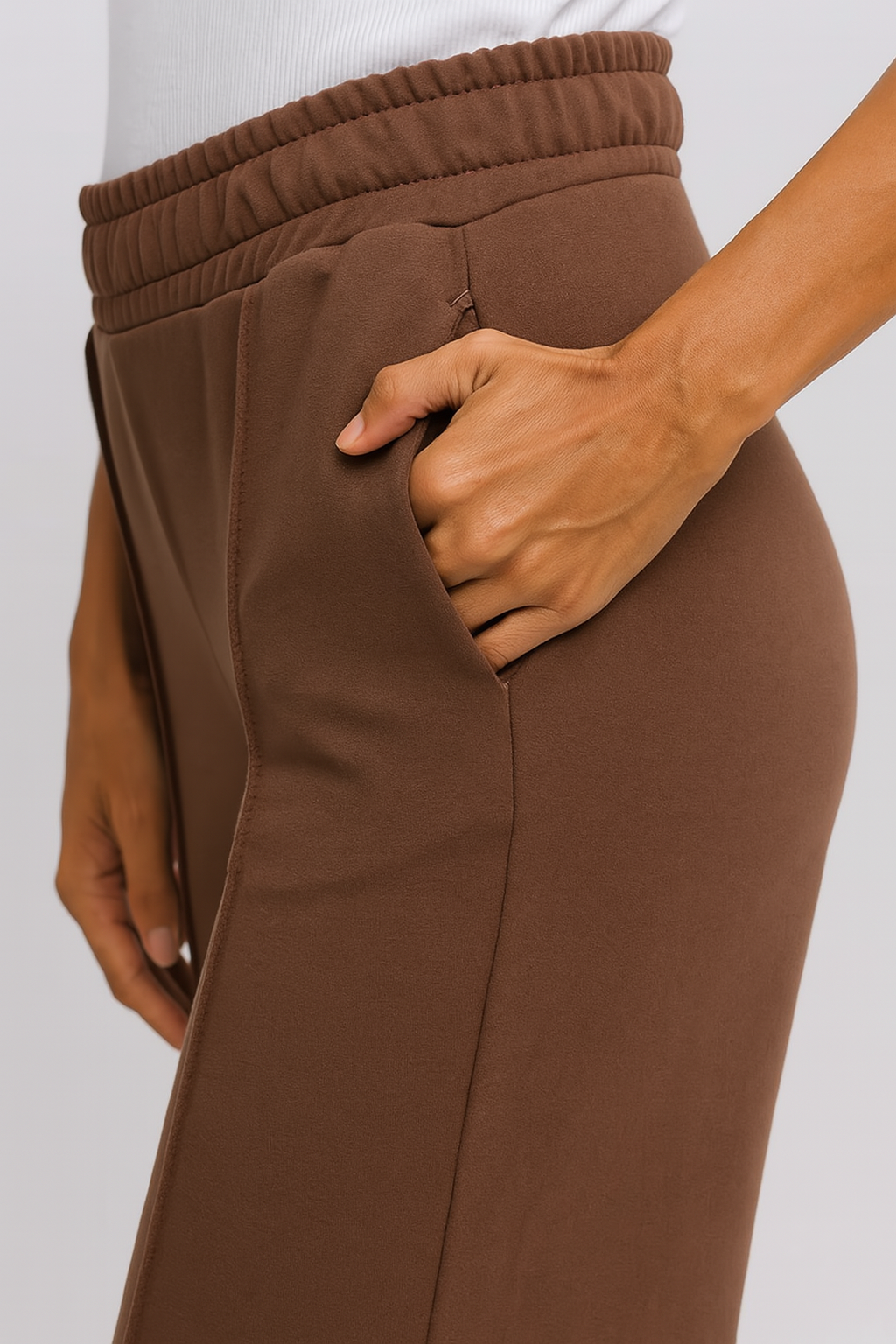 Calça Moletinho Premium - Marrom