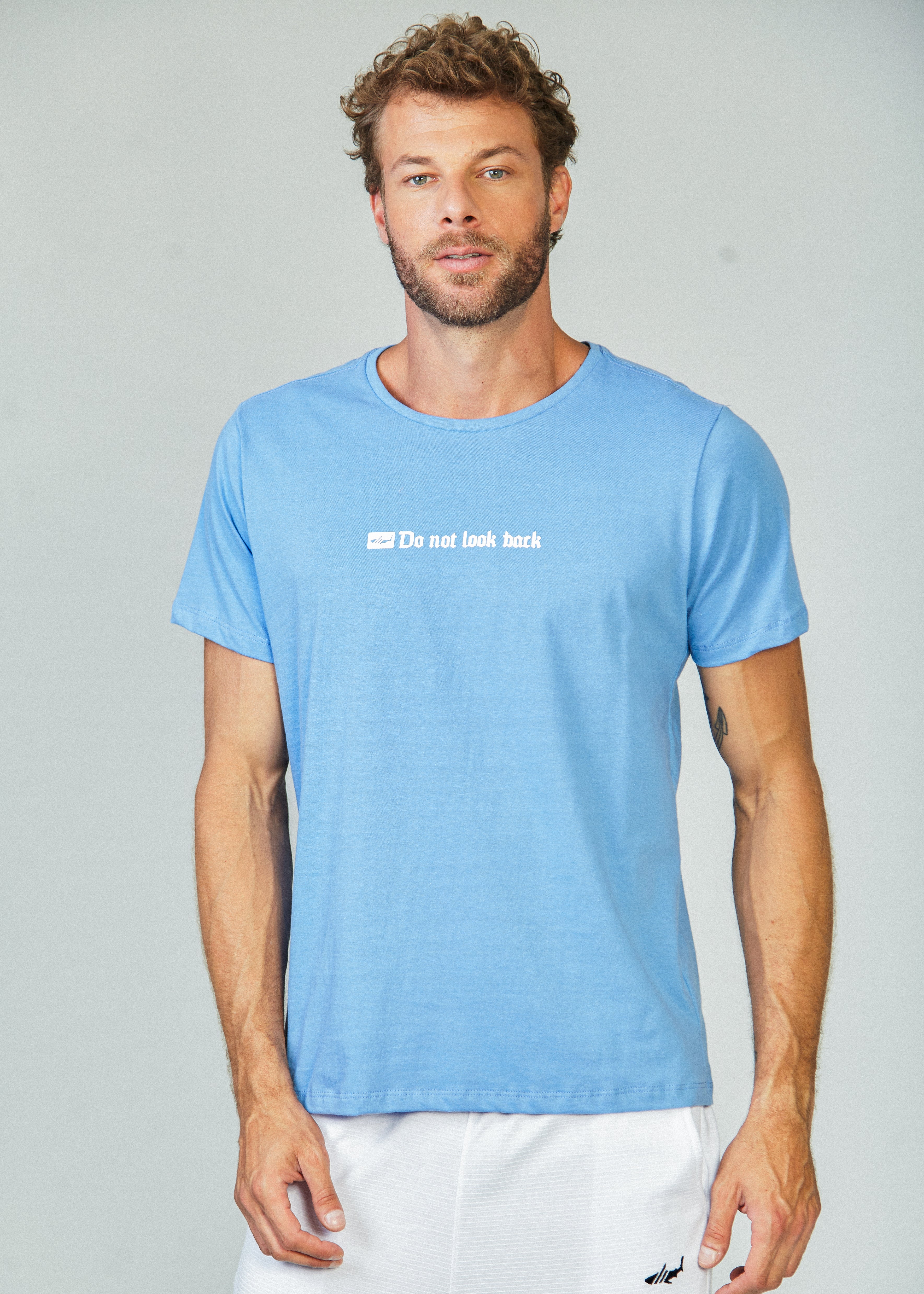 Camiseta Estampada Do Not - Azul