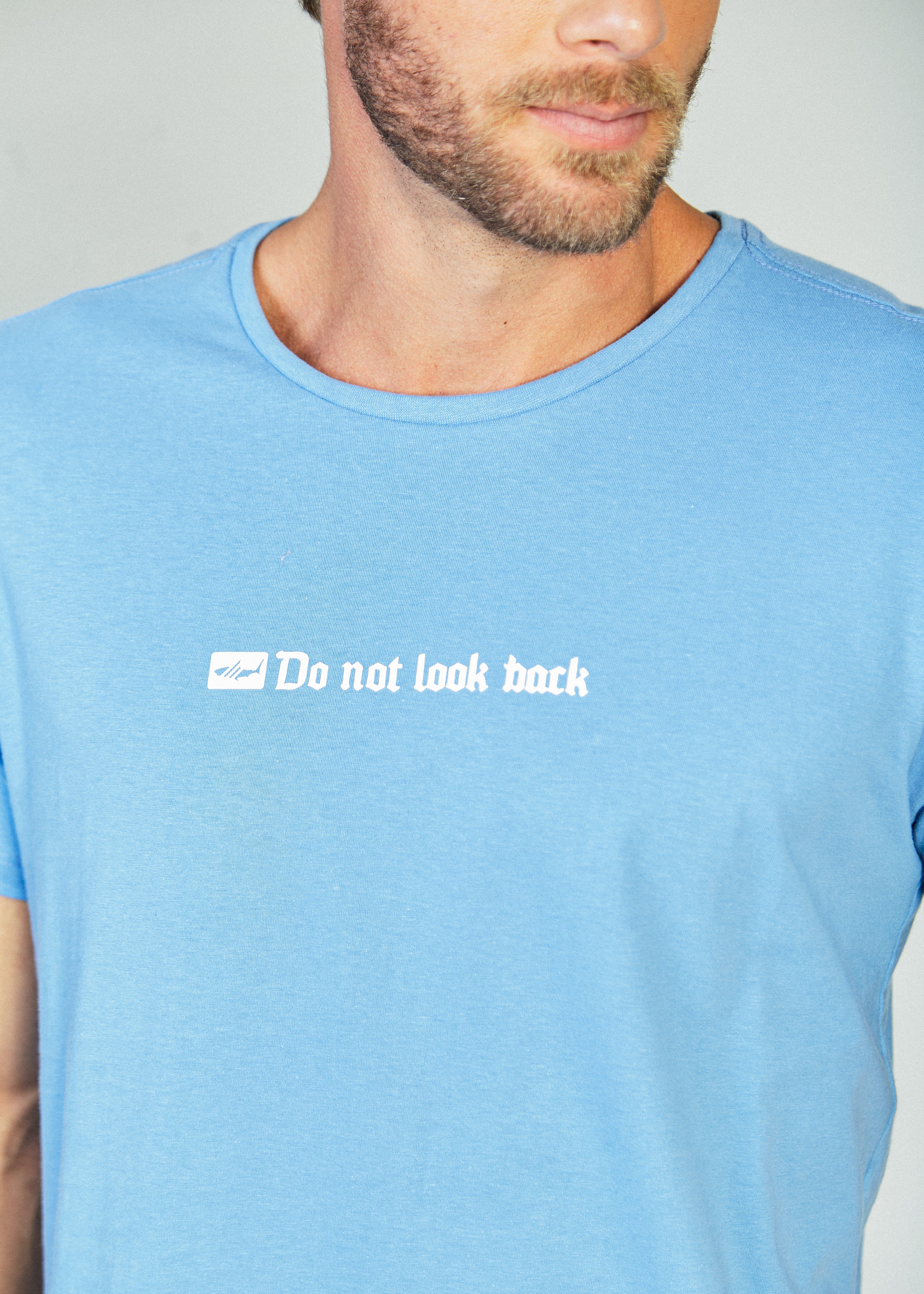 Camiseta Estampada Do Not - Azul