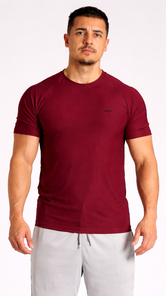 Camiseta Slim Dry Fit - Bordô