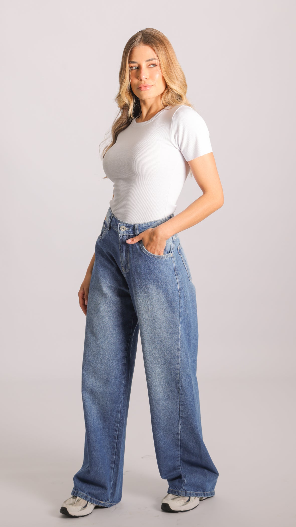 Calça Jeans Baggy - Clara