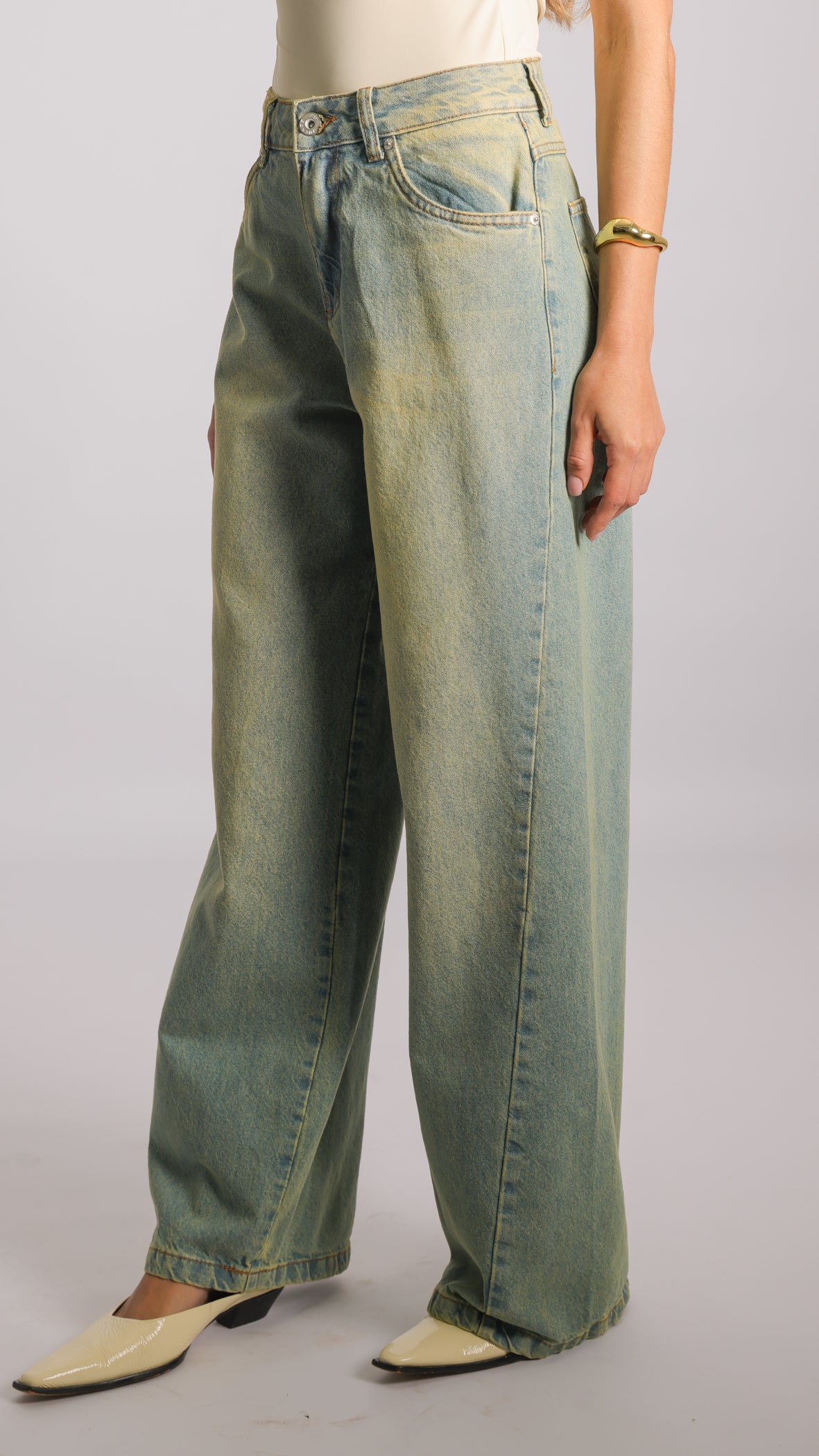 Calça Jeans Baggy - Estonada Vintage
