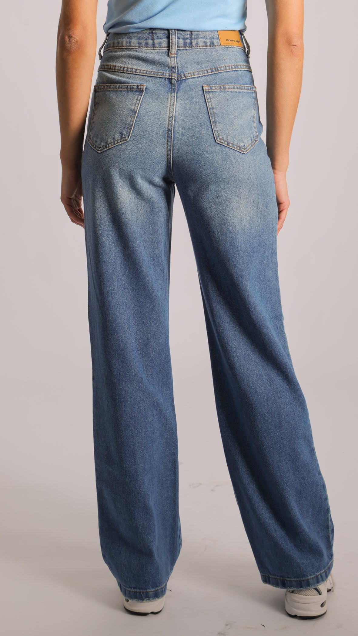 Calça Jeans Reta - Azul
