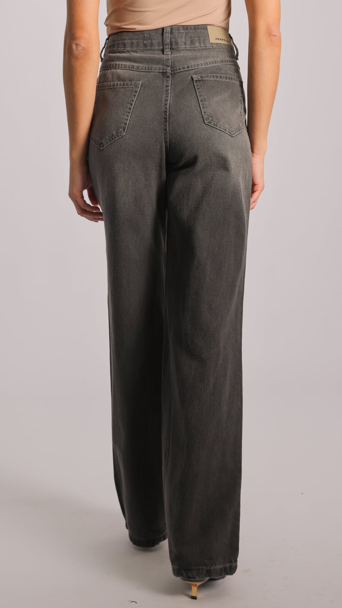 Calça Jeans Reta - Preta