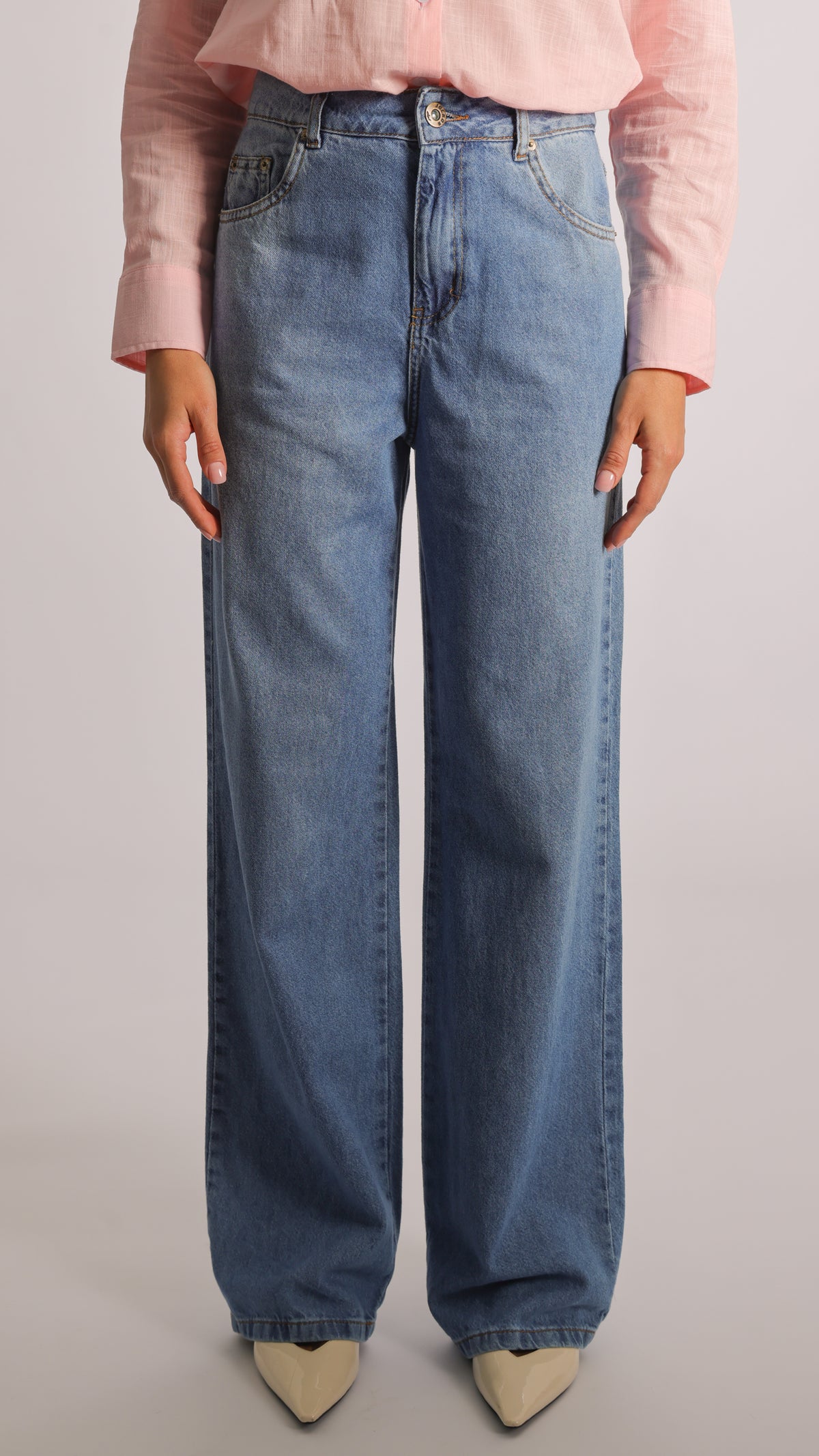 Calça Jeans Reta - Clara