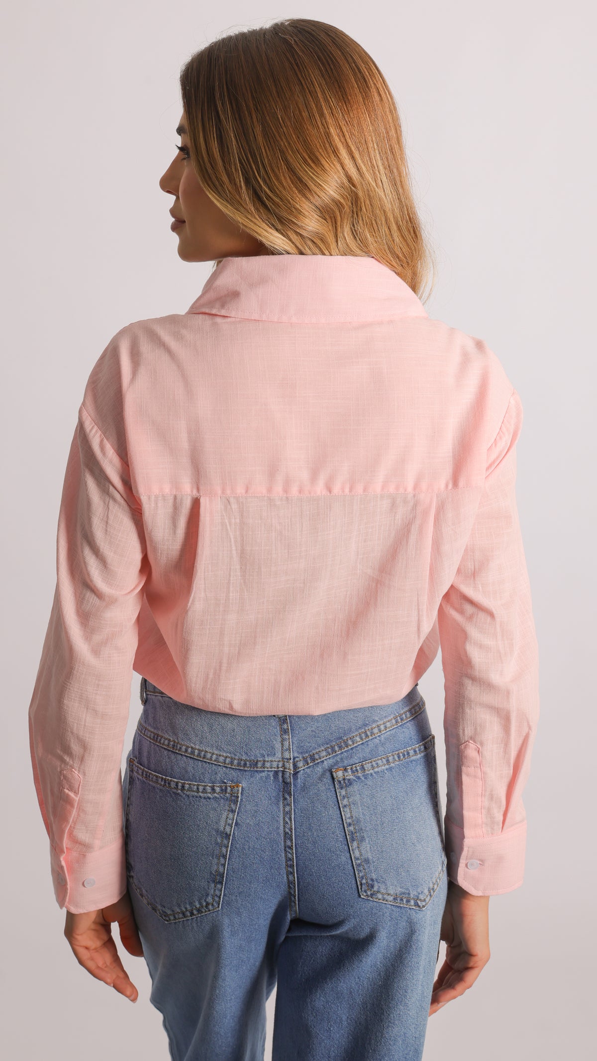 Camisa Manga Longa - Rosa Bebê