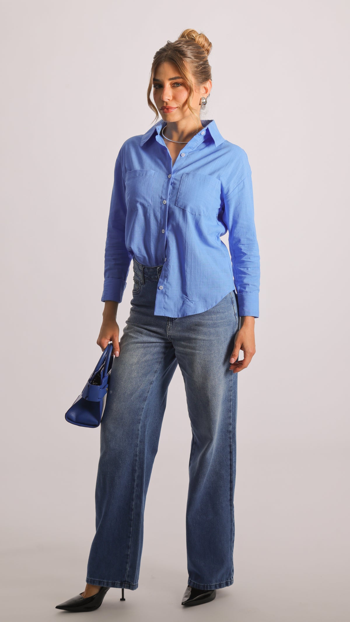 Camisa Manga Longa - Azul
