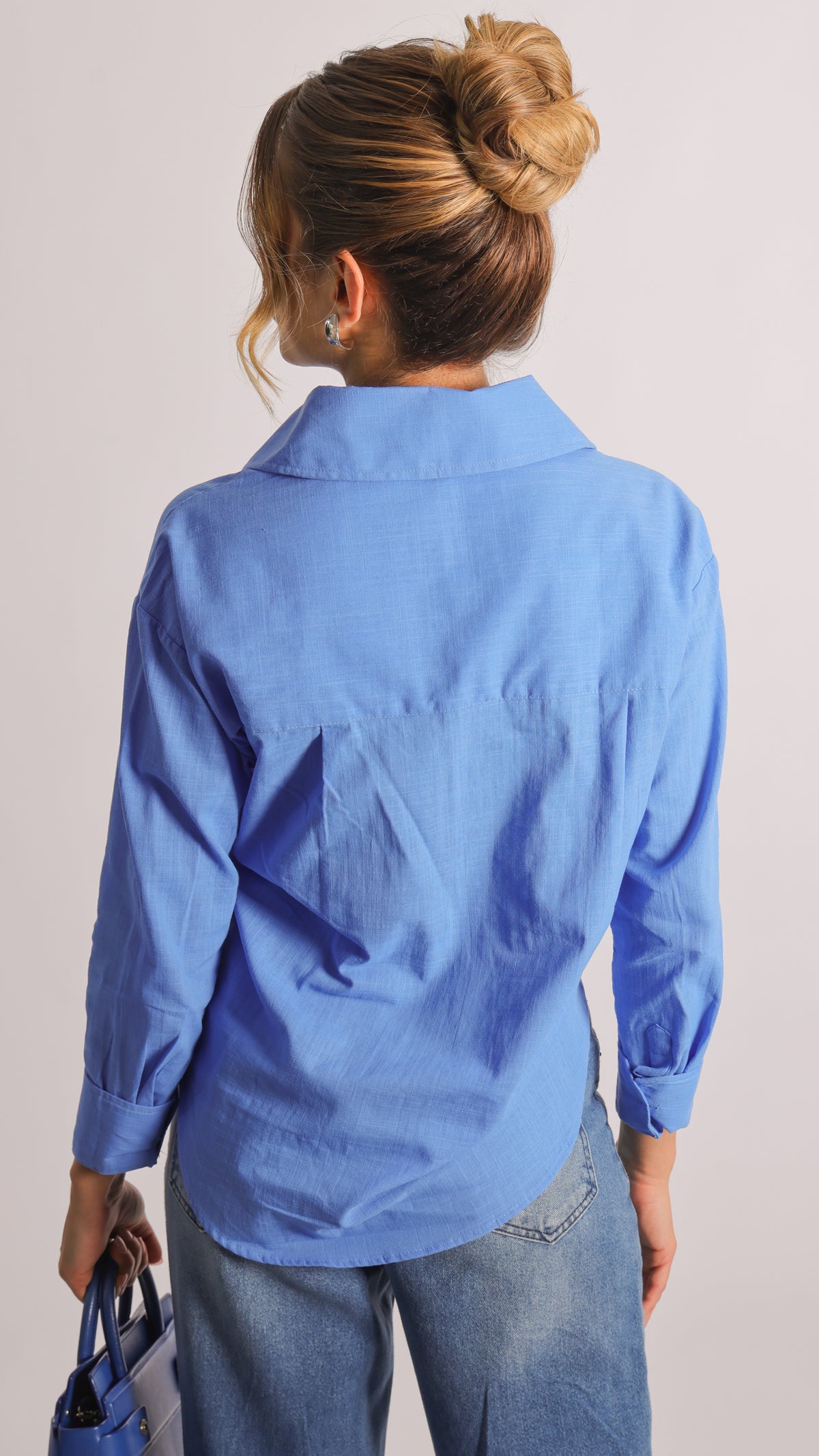 Camisa Manga Longa - Azul