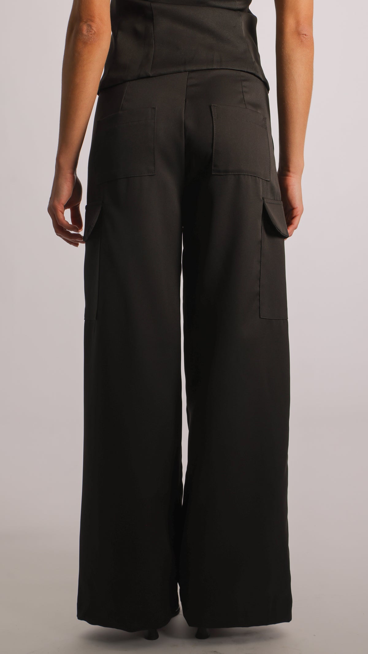 Calça Alfaiataria Cargo - Preta